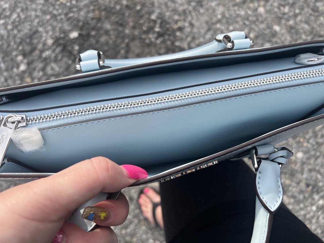 MK - Blue Satchel Handbag