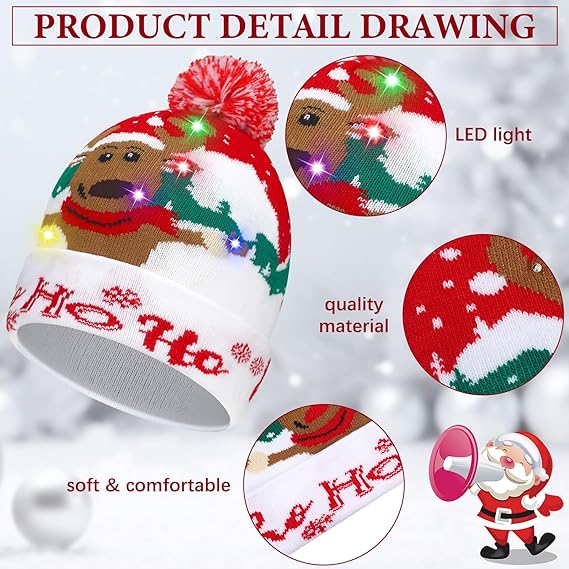 Light Up Beanie Hats