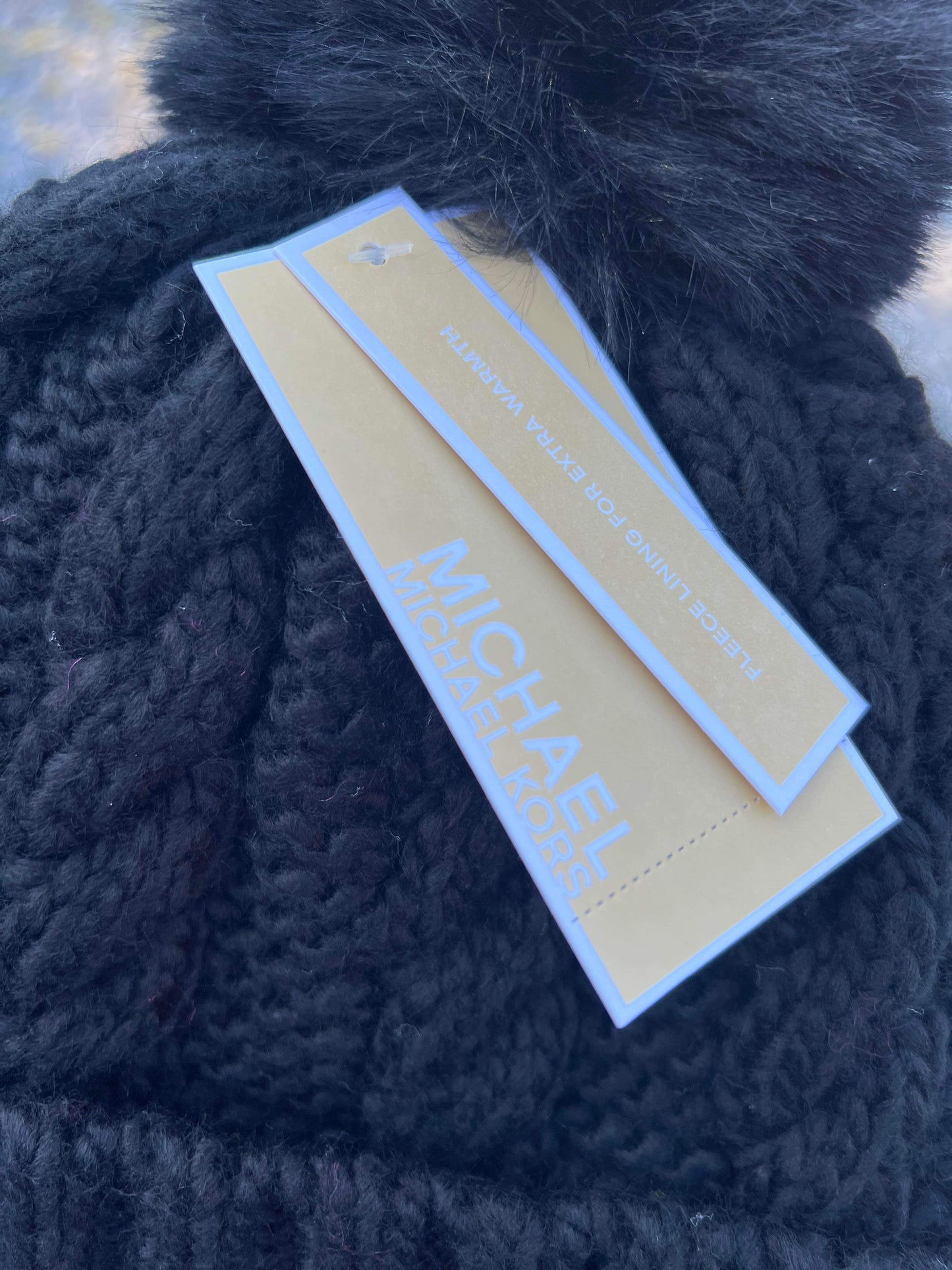 MK - Pom Pom Knit Beanie