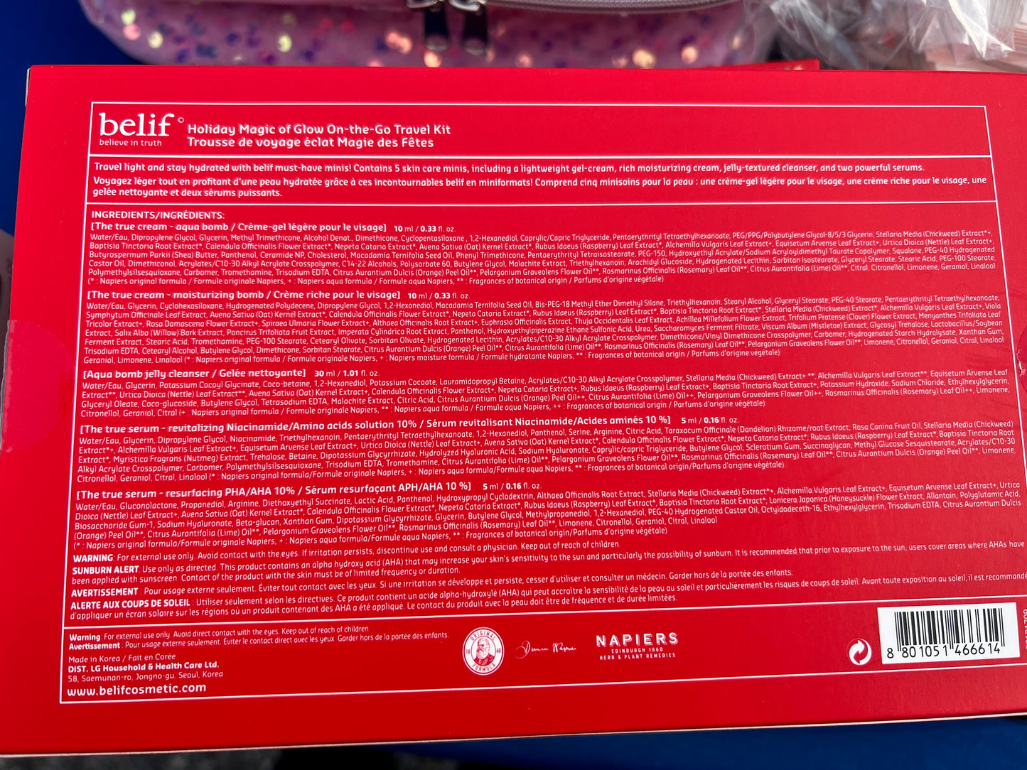 Belief Holiday Magic Travel Kit