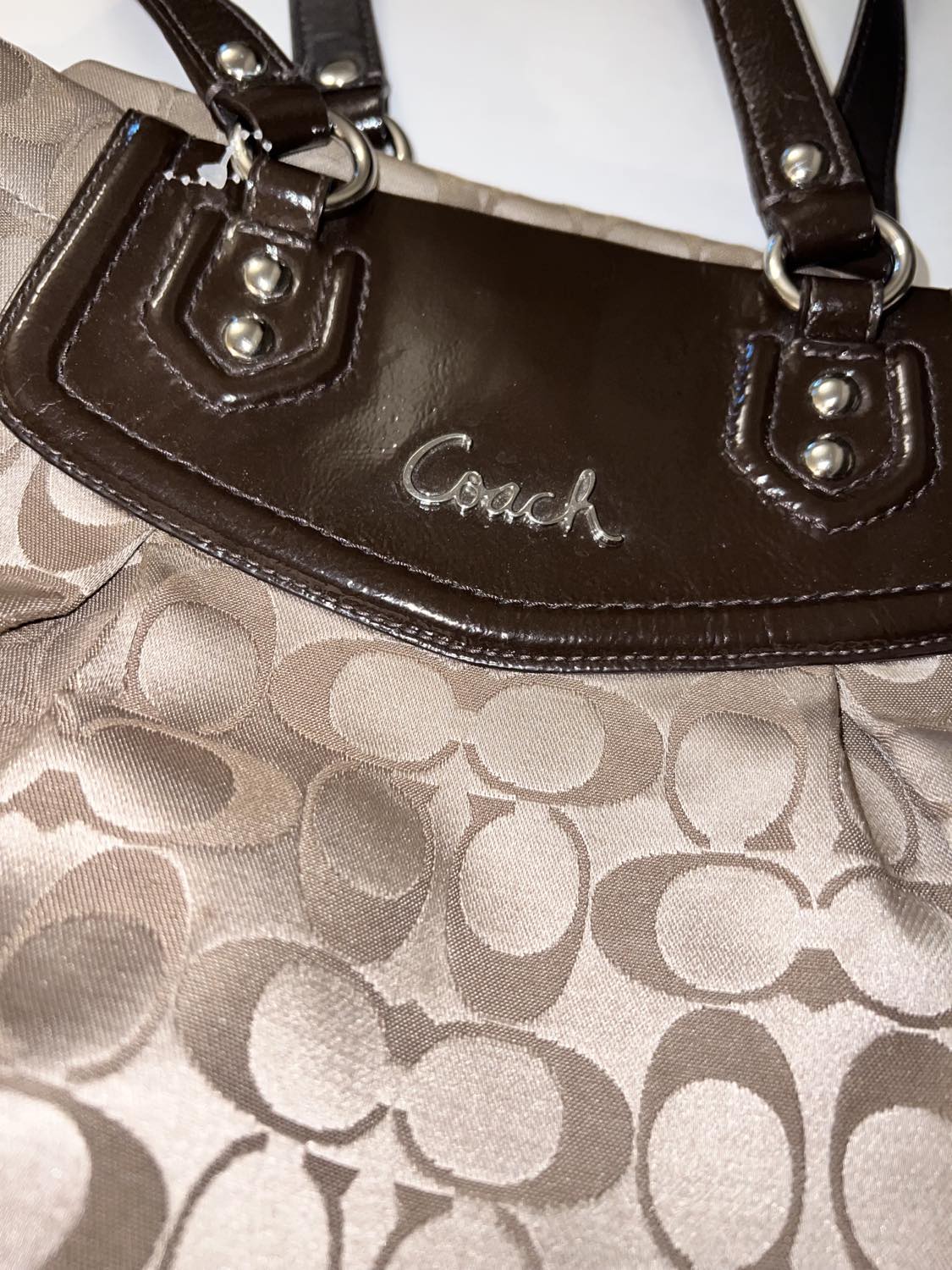 COACH - Silk Handbag