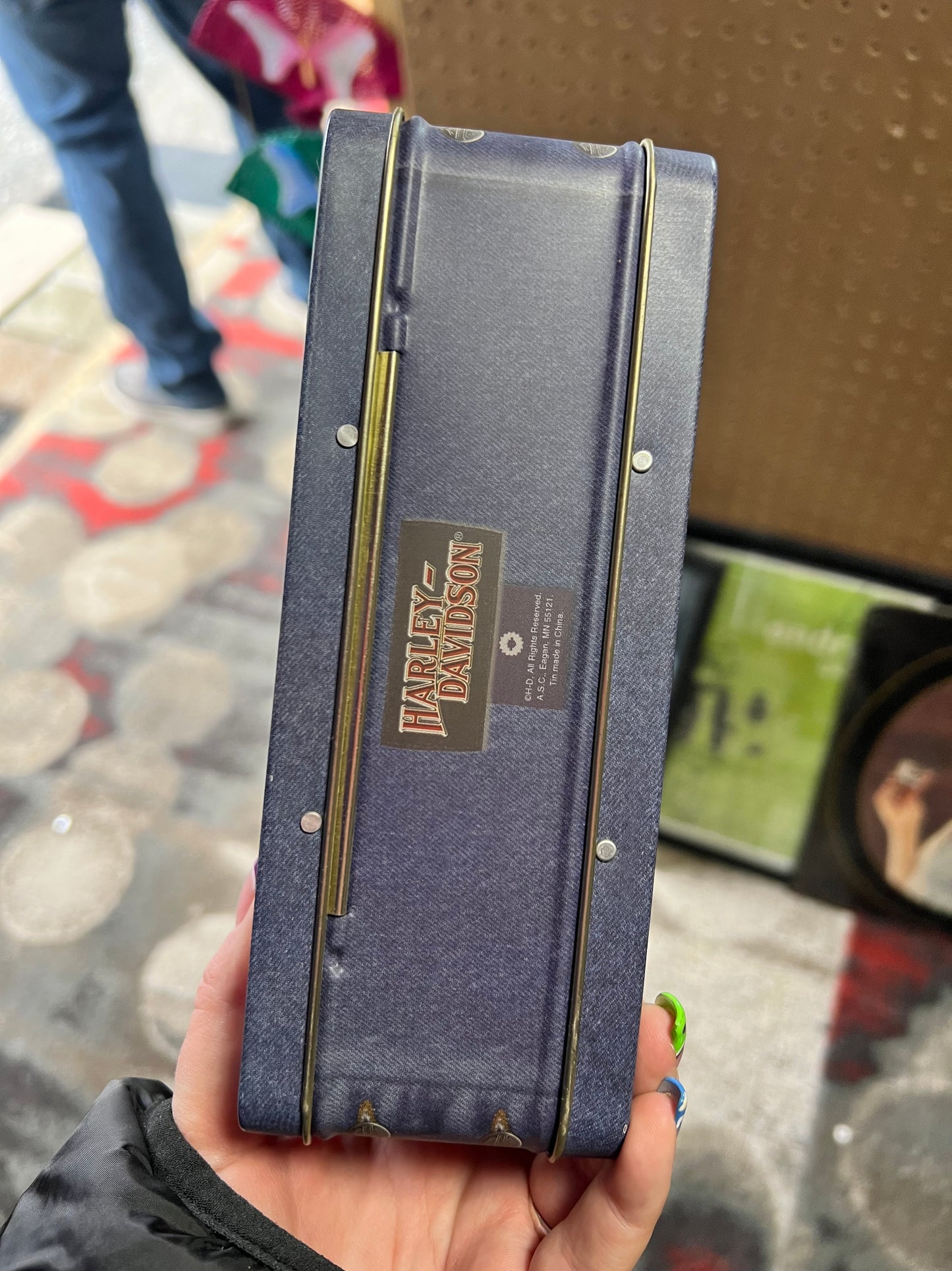 Harley Vintage Tin Lunchbox