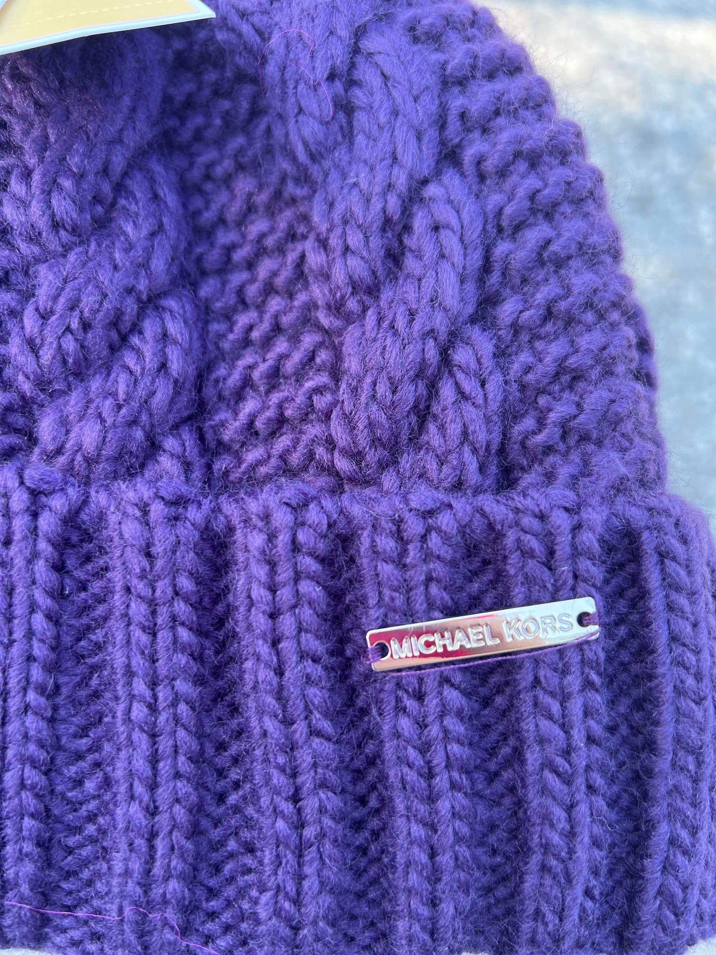 MK - Pom Pom Knit Beanie