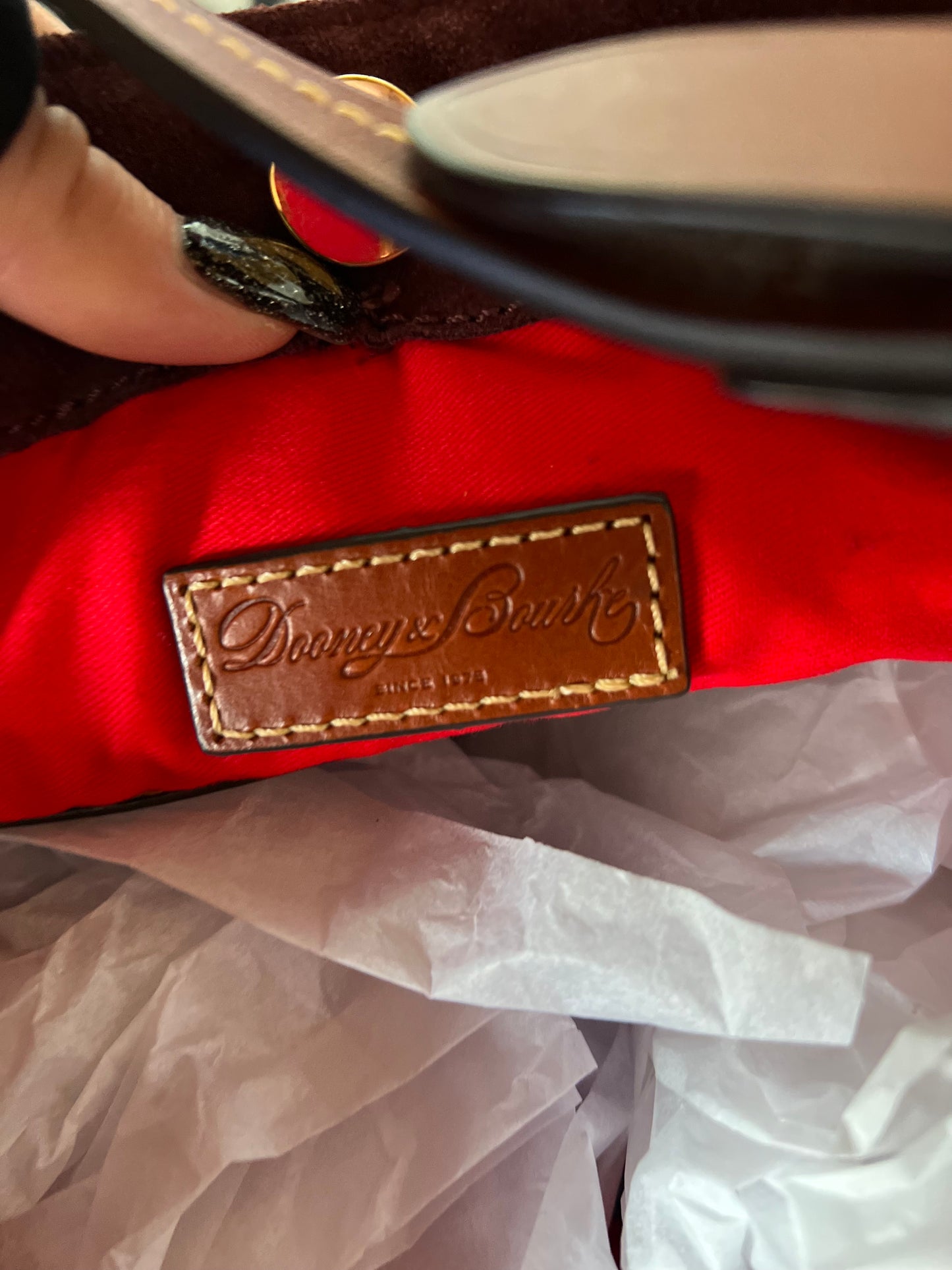 Dooney & Bourke - Suede Hobo Handbag