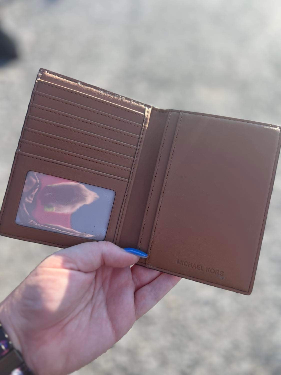 MK Card Case Bifold Wallet