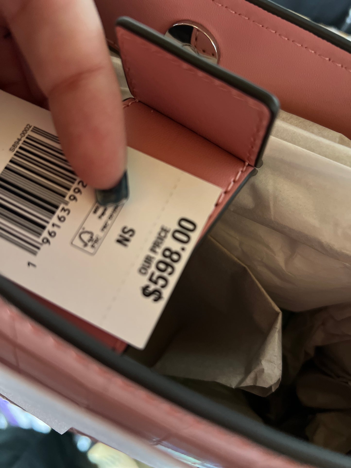 MK - Satchel Croc Crossbody