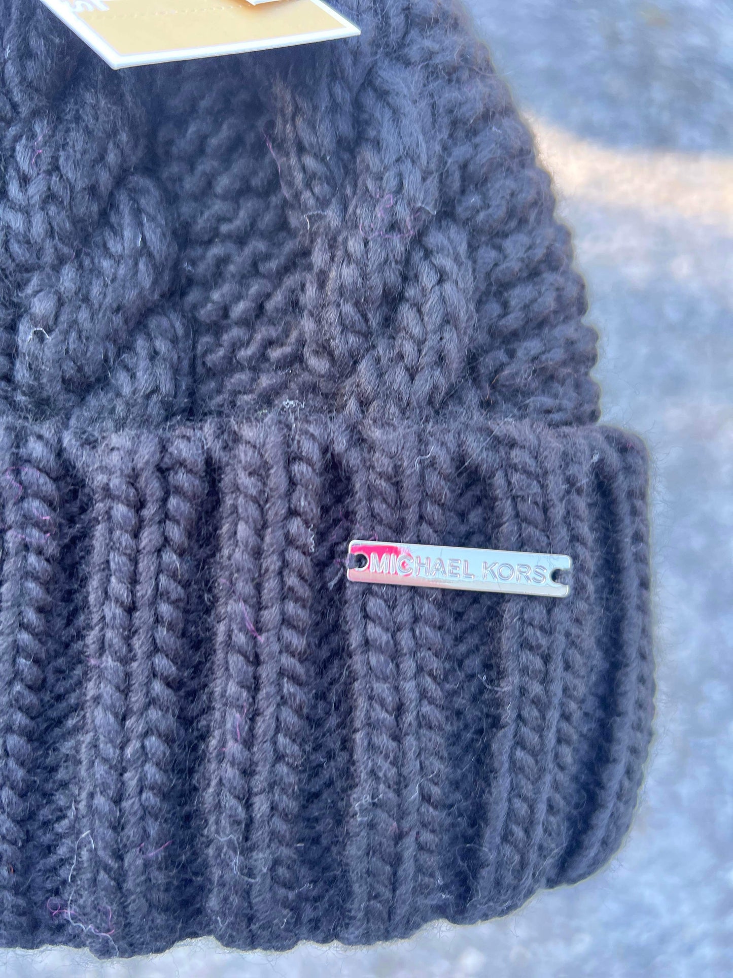 MK - Pom Pom Knit Beanie