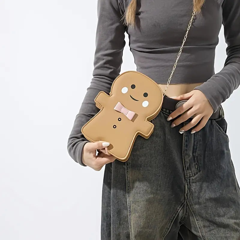 Gingerbread Man Crossbody
