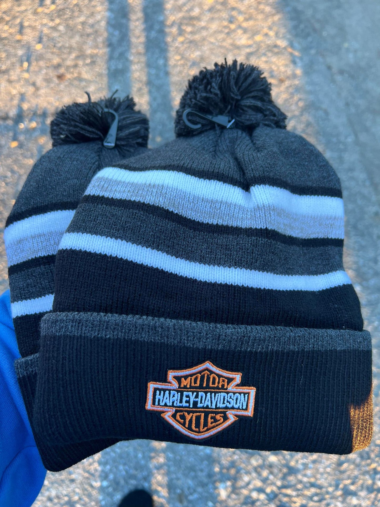Harley - Faux Fur Pom Beanies