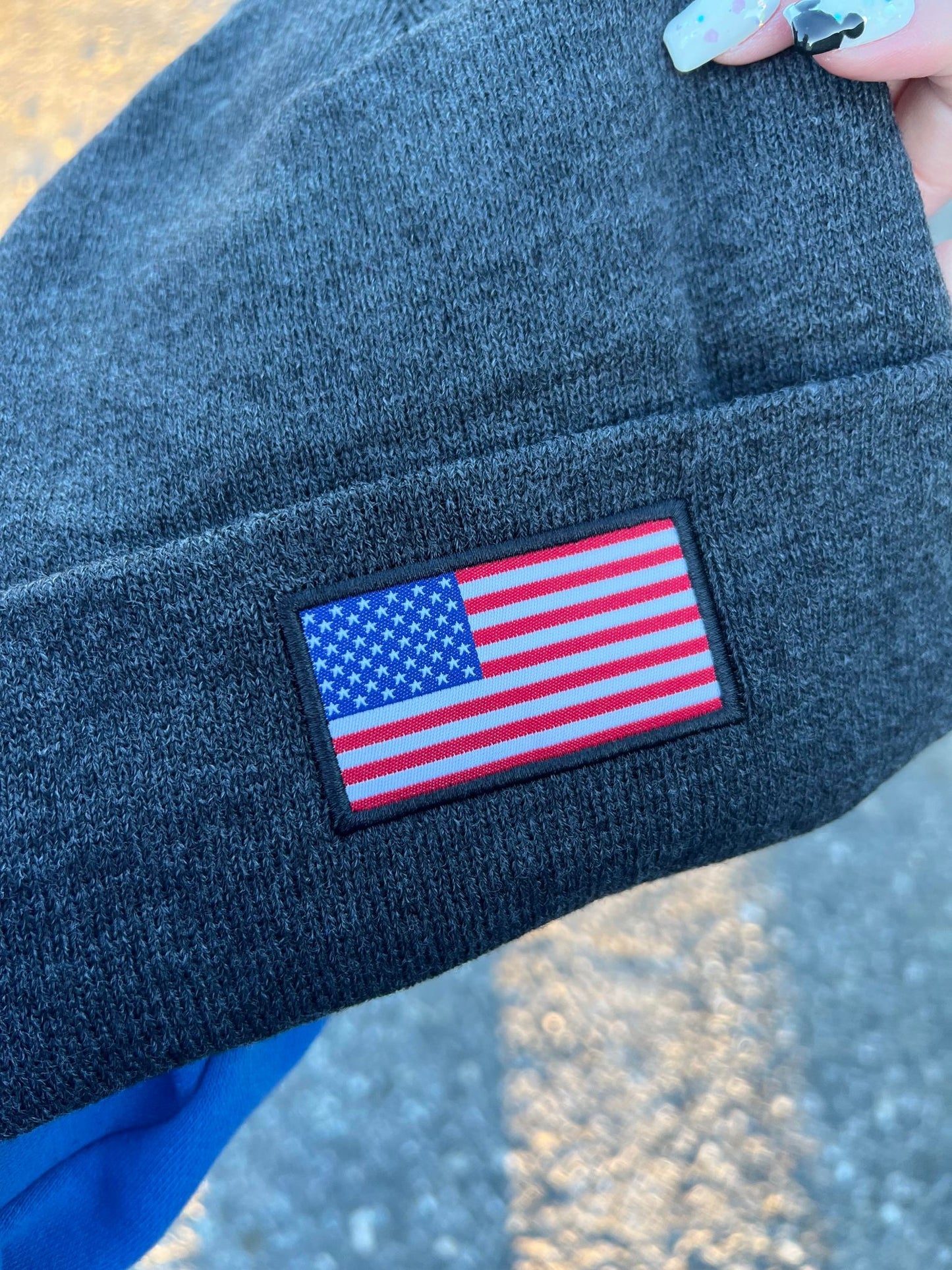 Military - Faux Fur Beanie