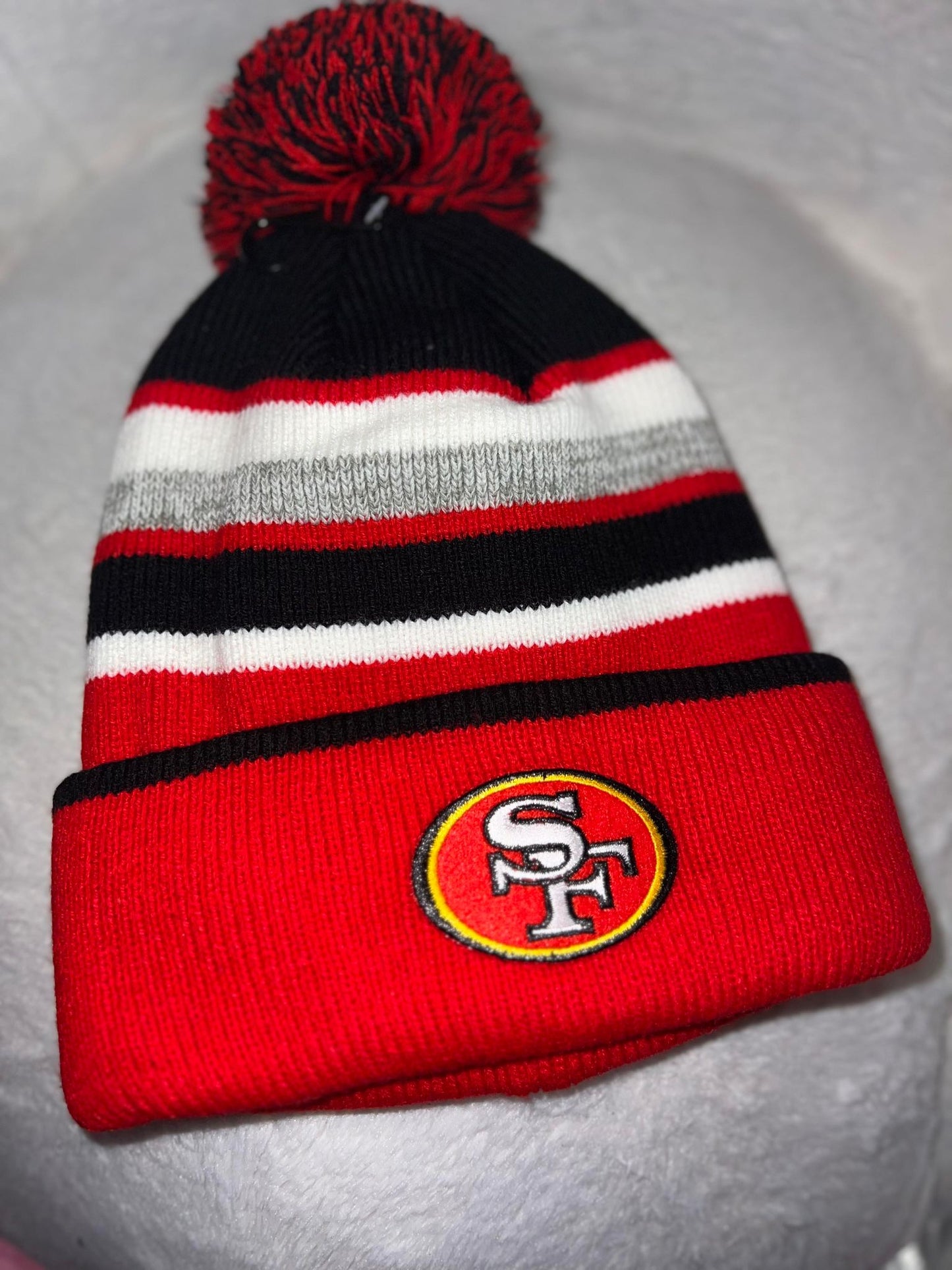 NFL - Faux Fur Pom Beanies