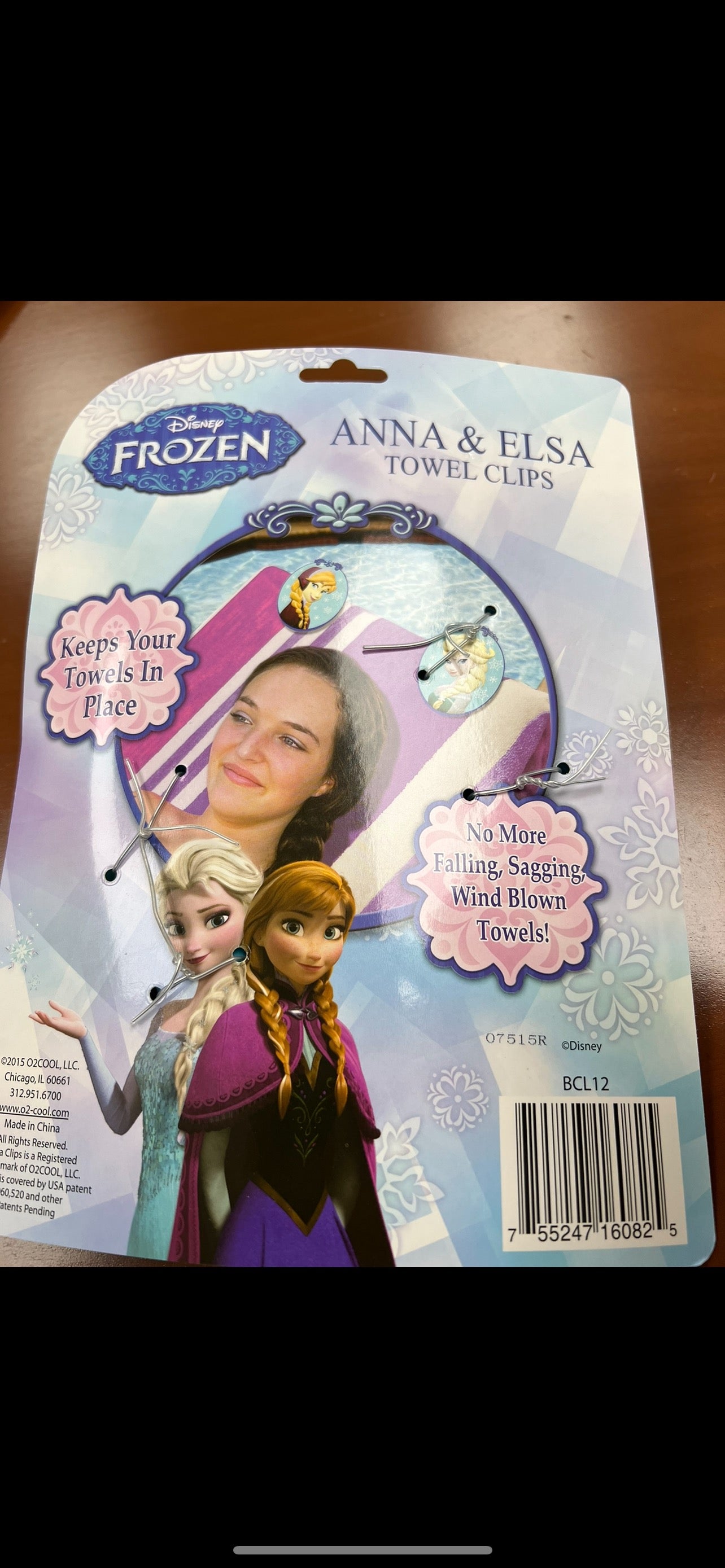 Frozen Anna & Elsa Towel Clips