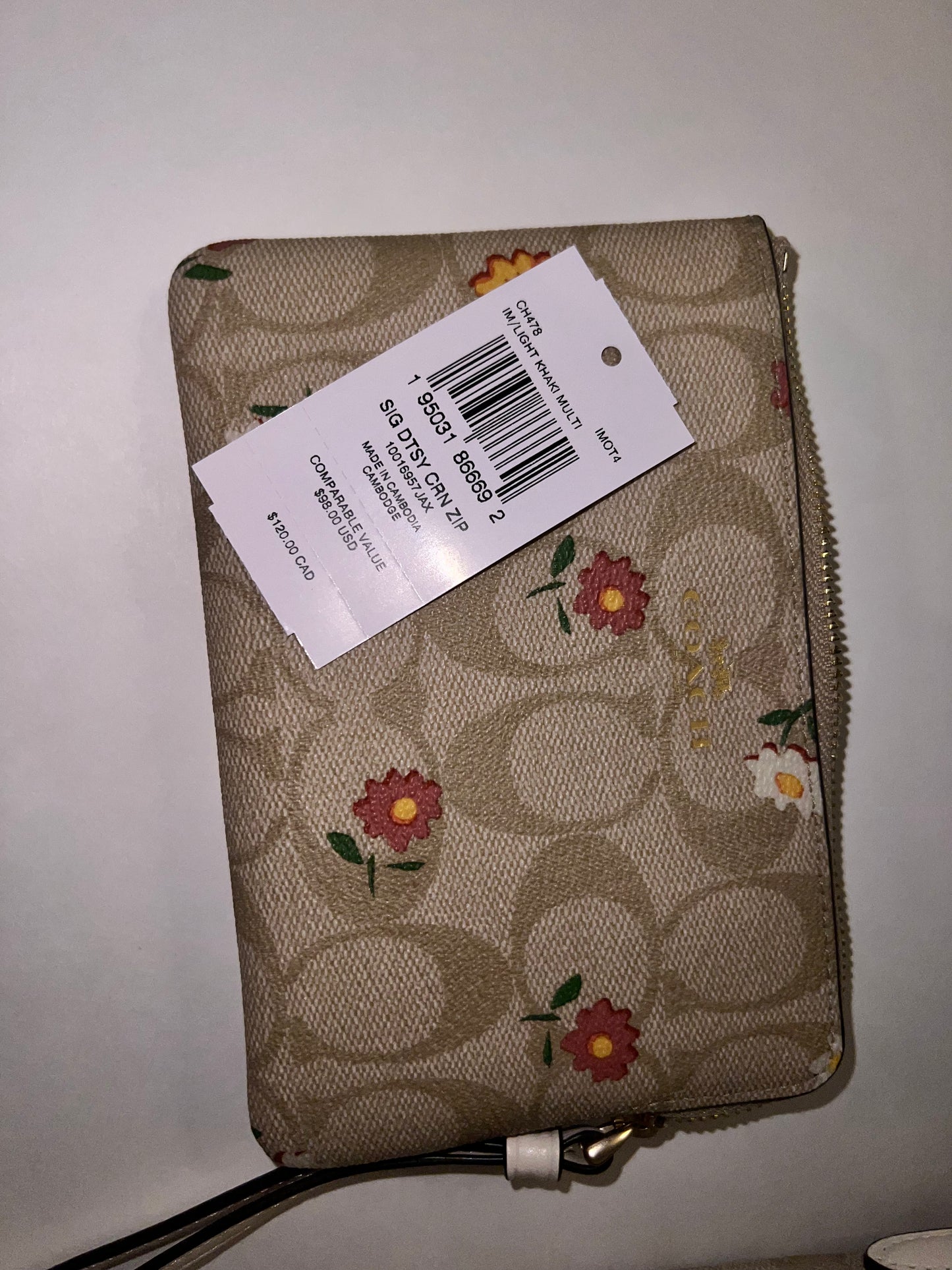 Coach - Ditsy Print Crossbody & Wristlet Set