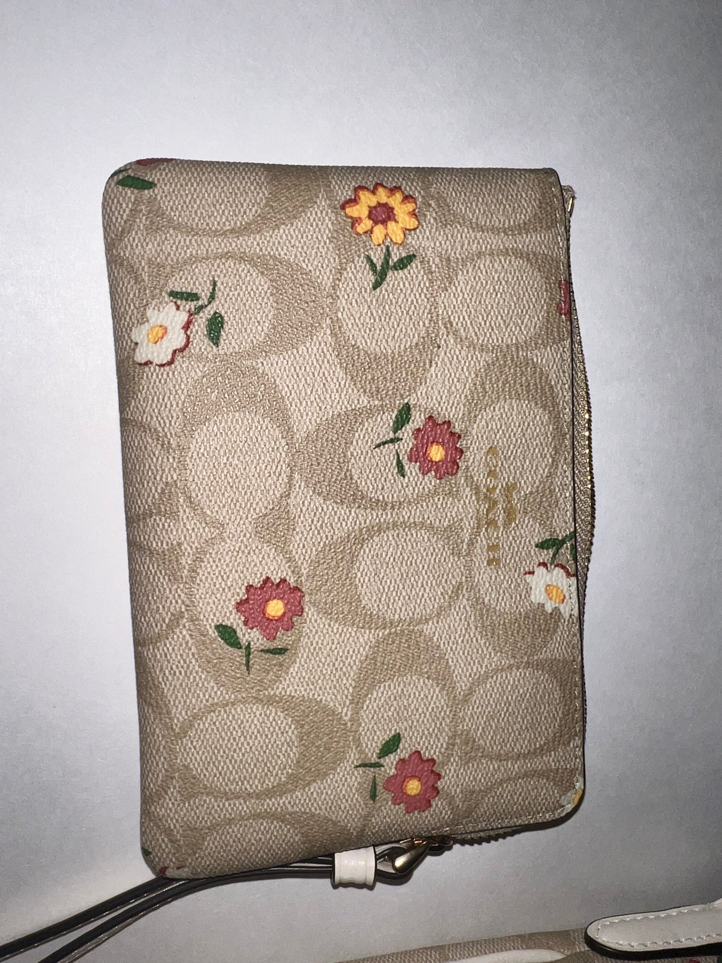 Coach - Ditsy Print Crossbody & Wristlet Set