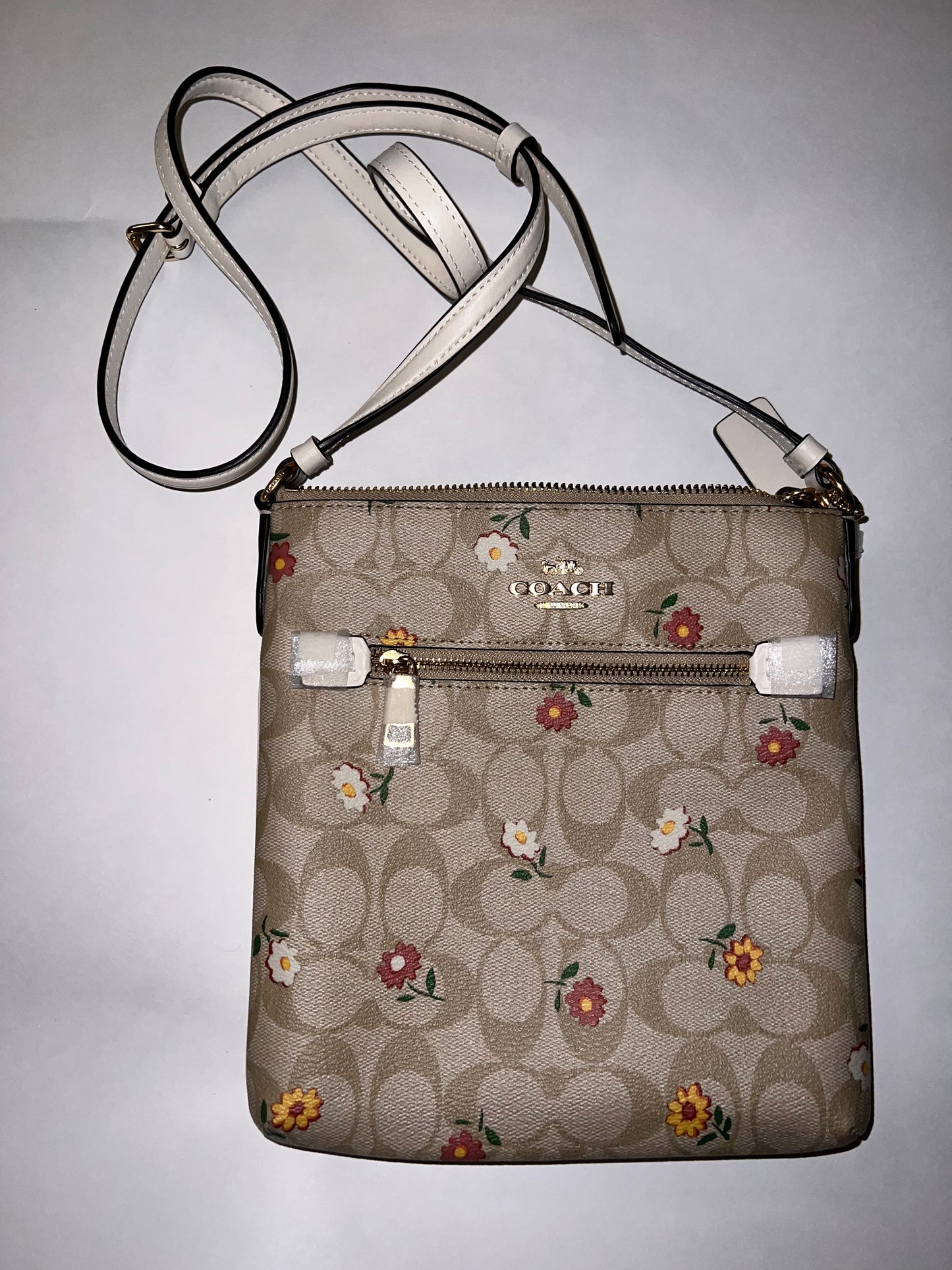 Coach - Ditsy Print Crossbody & Wristlet Set