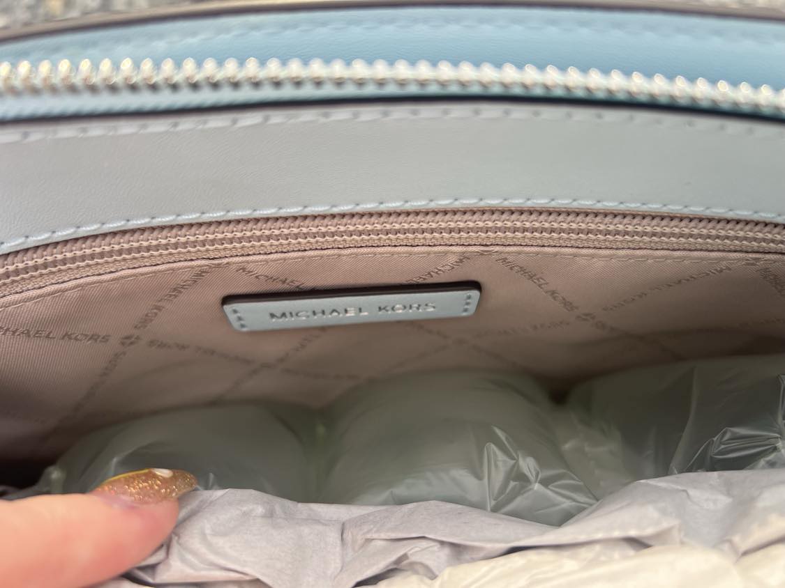 MK - Blue Satchel Handbag
