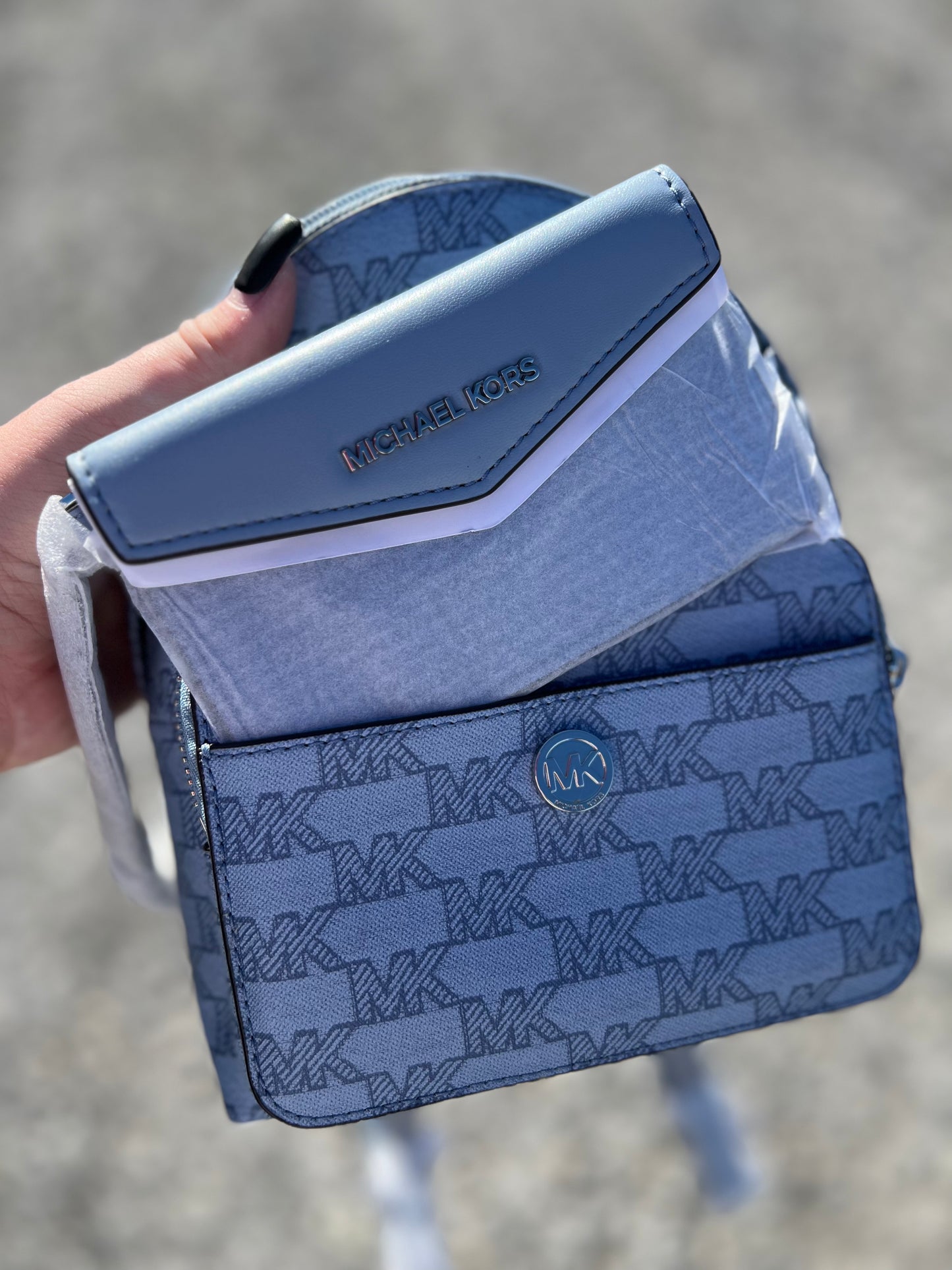 MK - 2-In-1 Mini Backpack