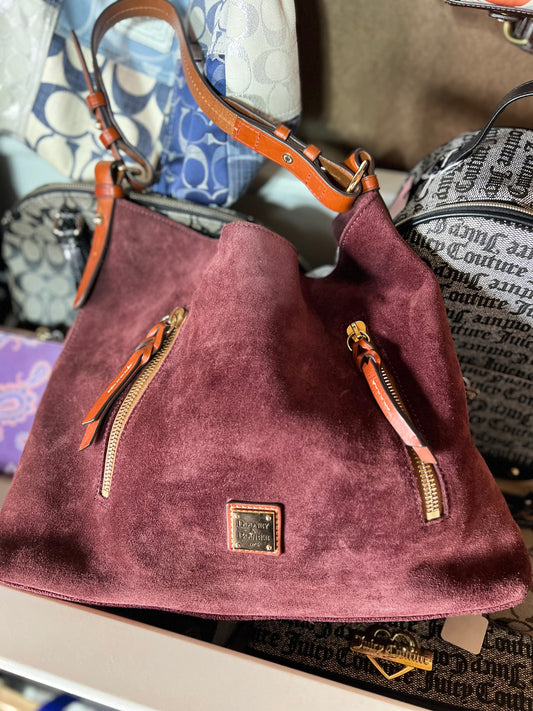 Dooney & Bourke - Suede Hobo Handbag