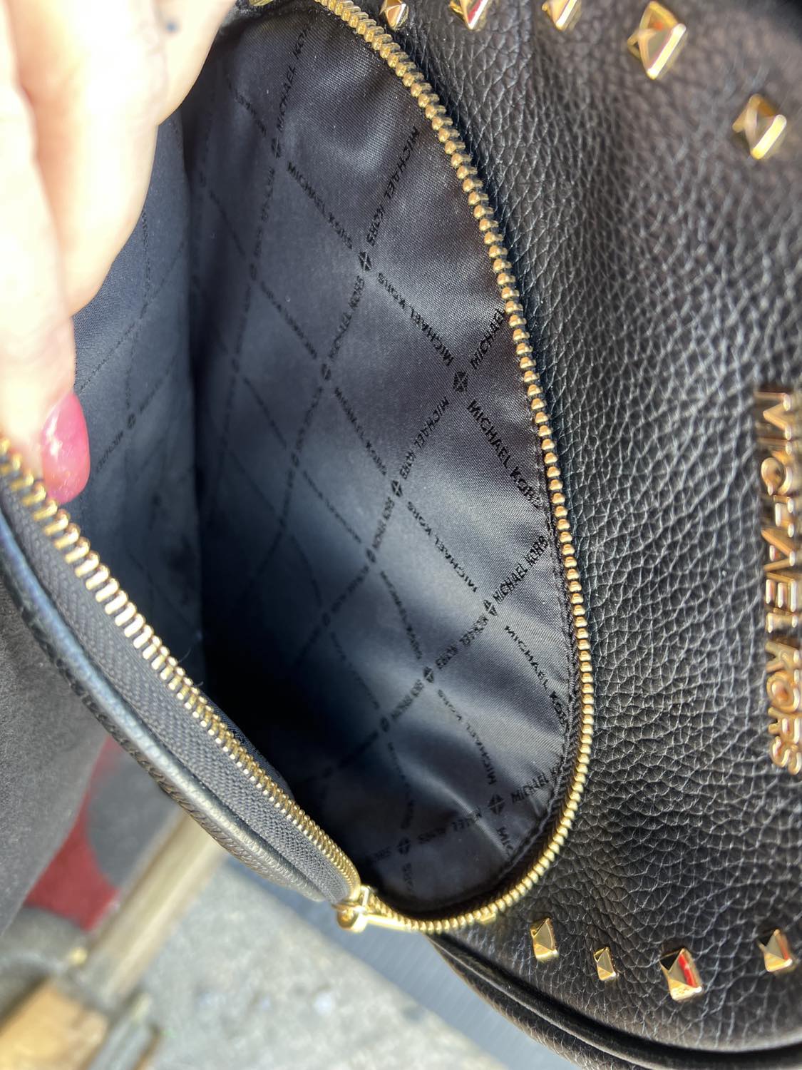 MK - Mini Studded Backpack