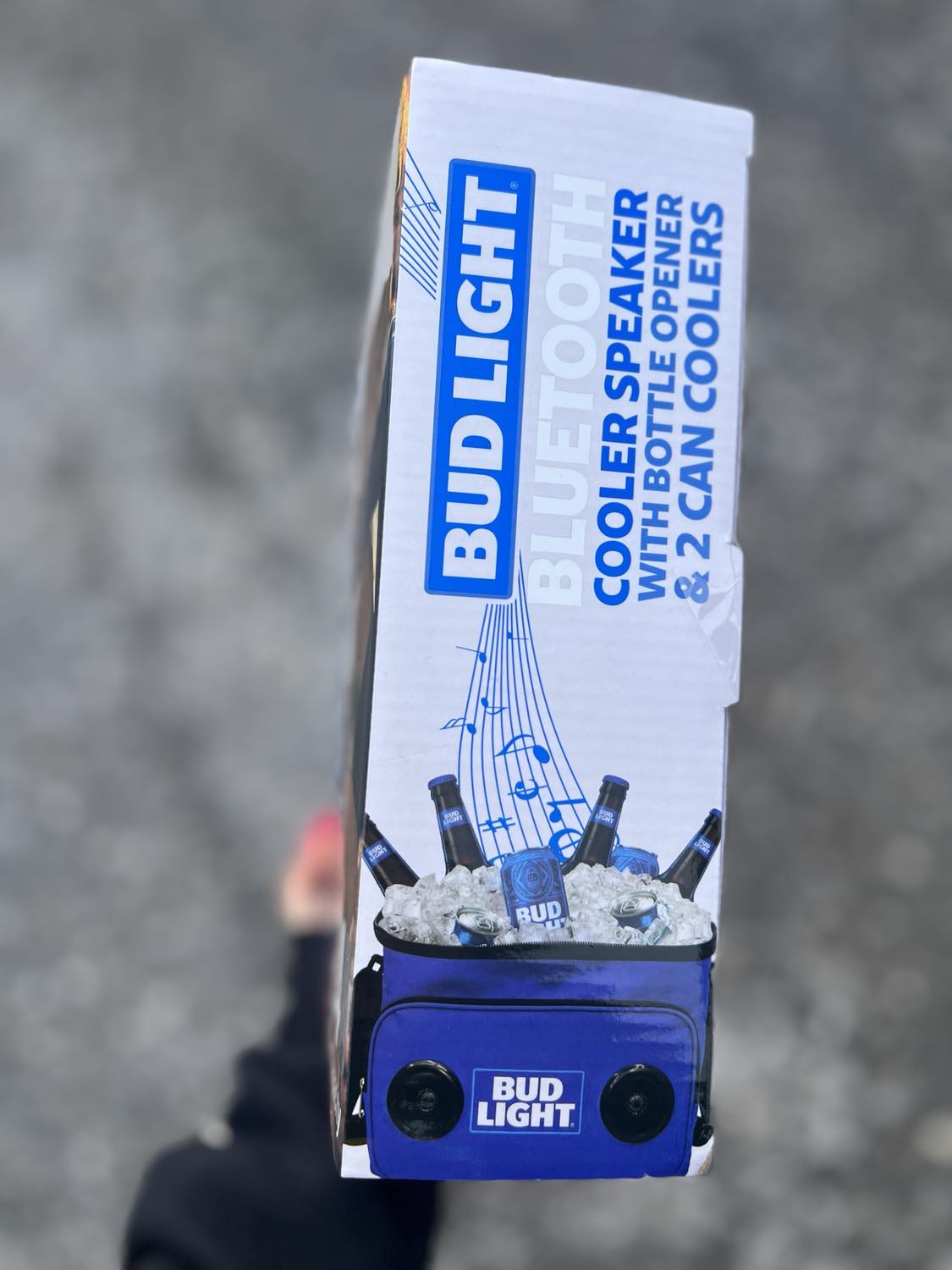 Bud Light Bluetooth Cooler, 2 Can Coolers & a Bottle Opener