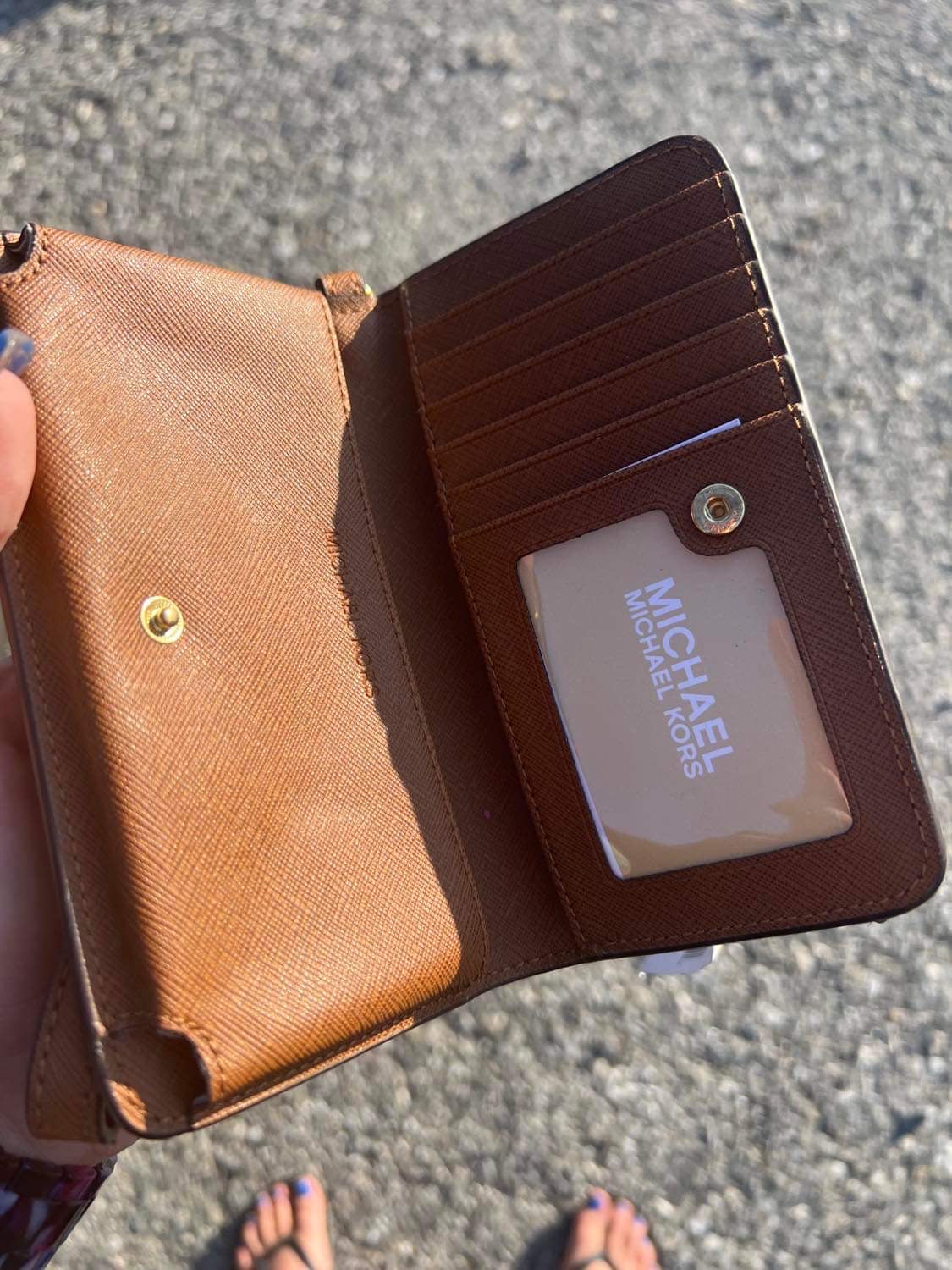 MK Travel Tech Wristlet