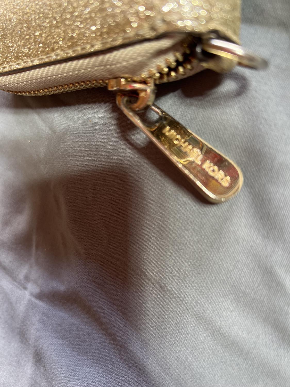 MK - Glitter Zip Wallet