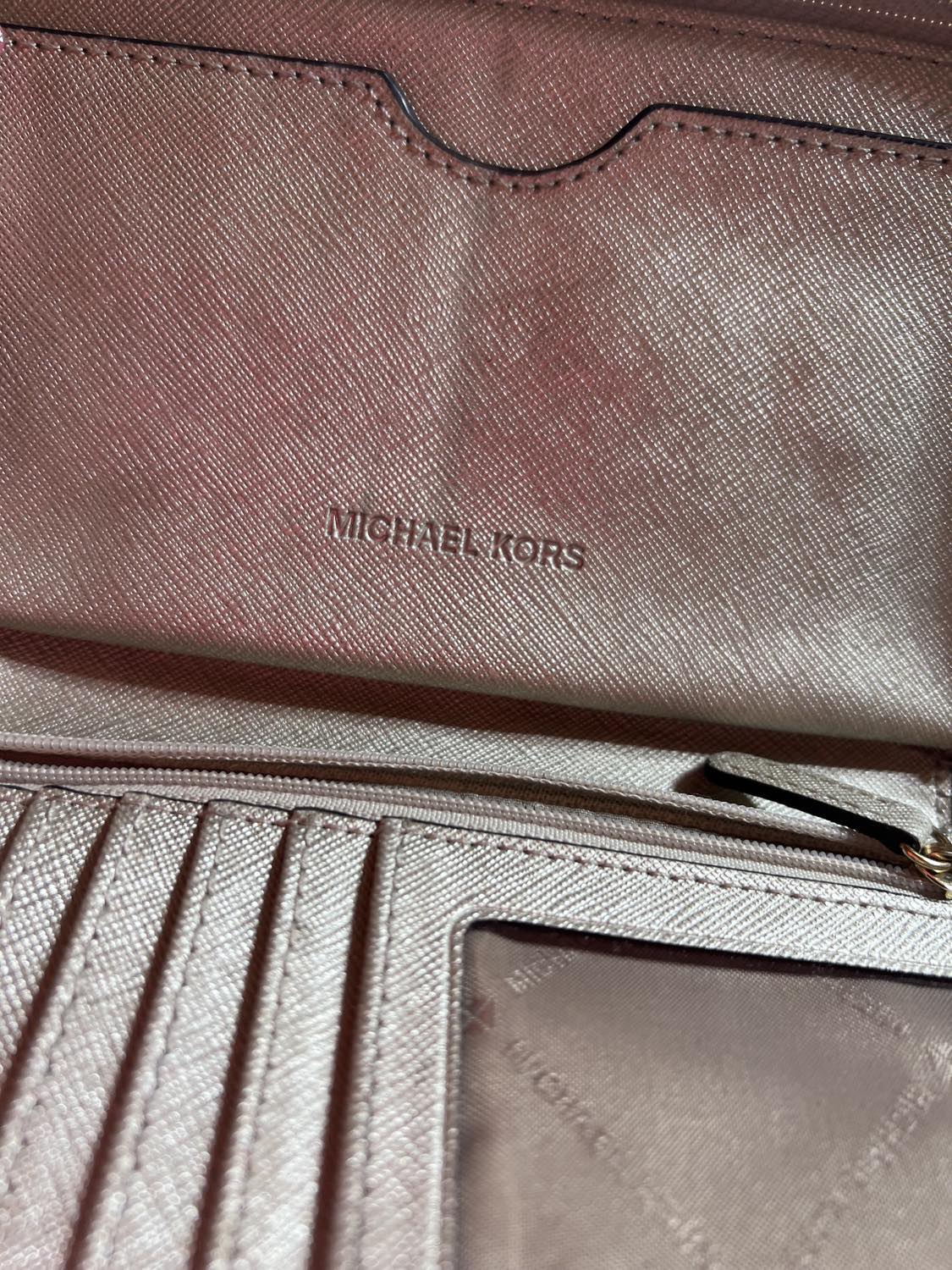 MK - Glitter Zip Wallet