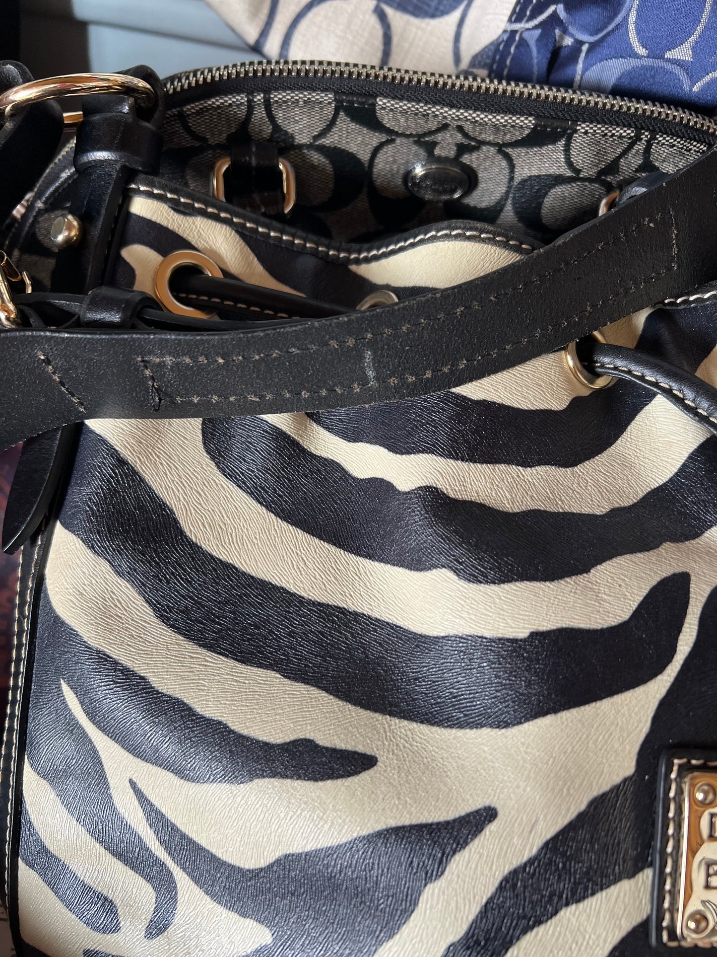 Dooney & Bourke - Zebra Hobo