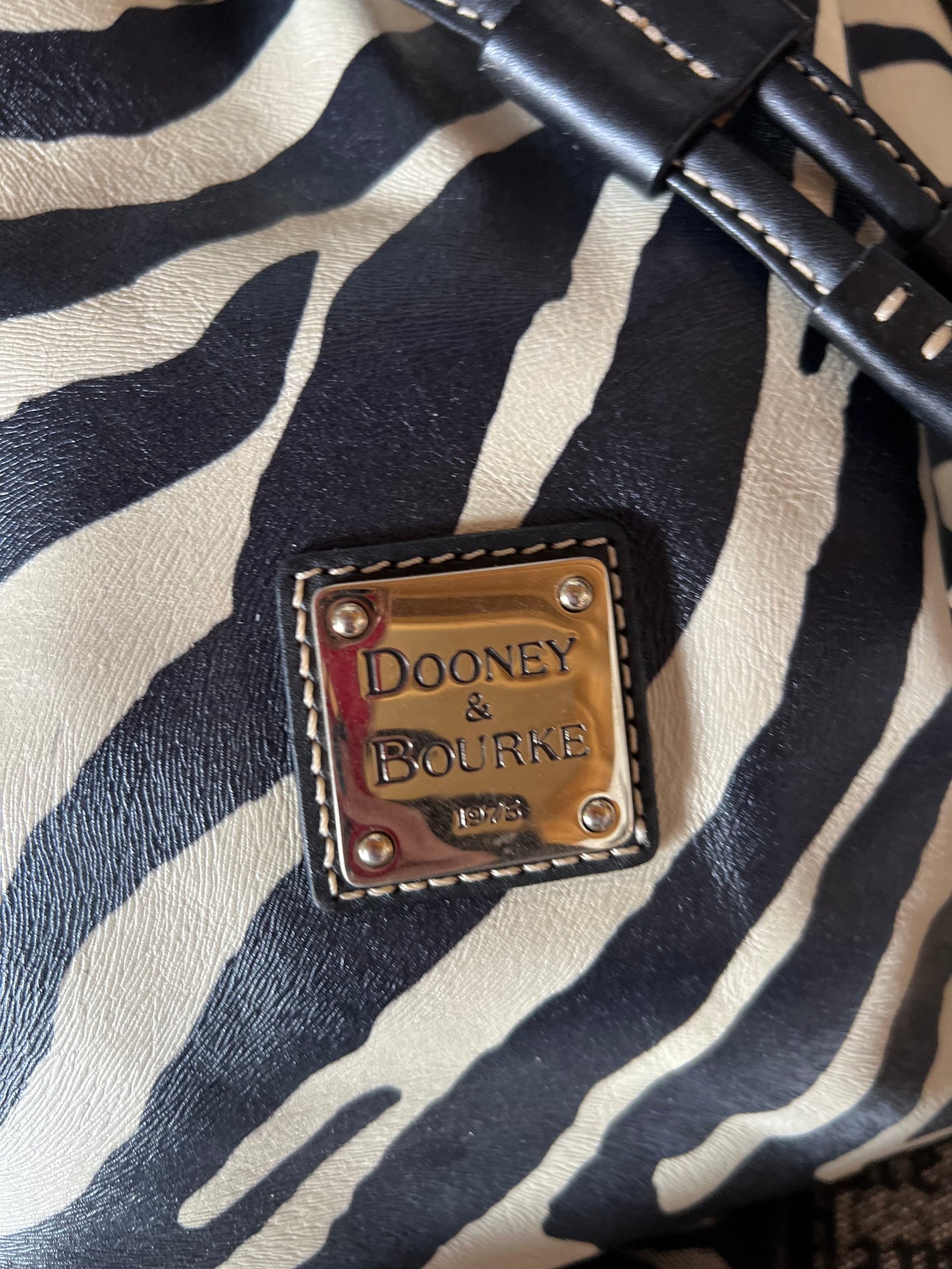 Dooney & Bourke - Zebra Hobo