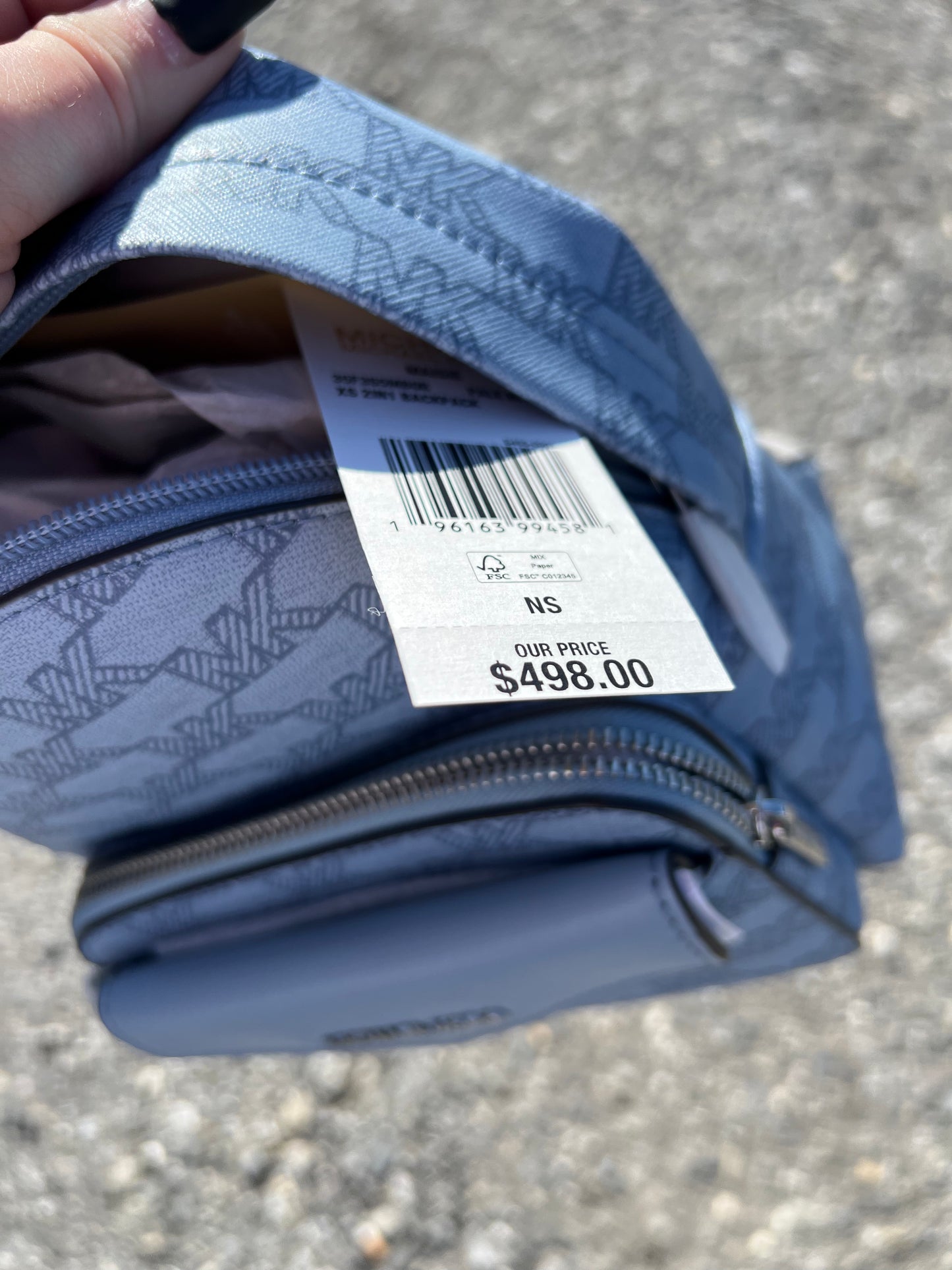 MK - 2-In-1 Mini Backpack