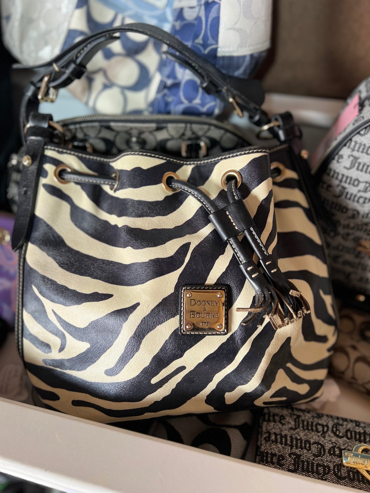 Dooney & Bourke - Zebra Hobo