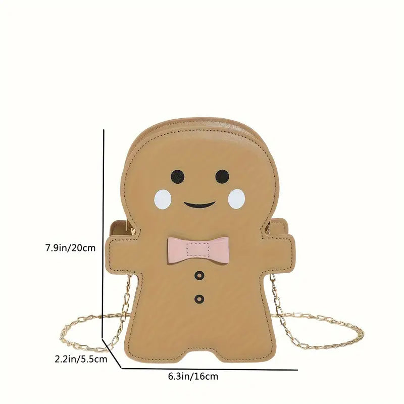 Gingerbread Man Crossbody