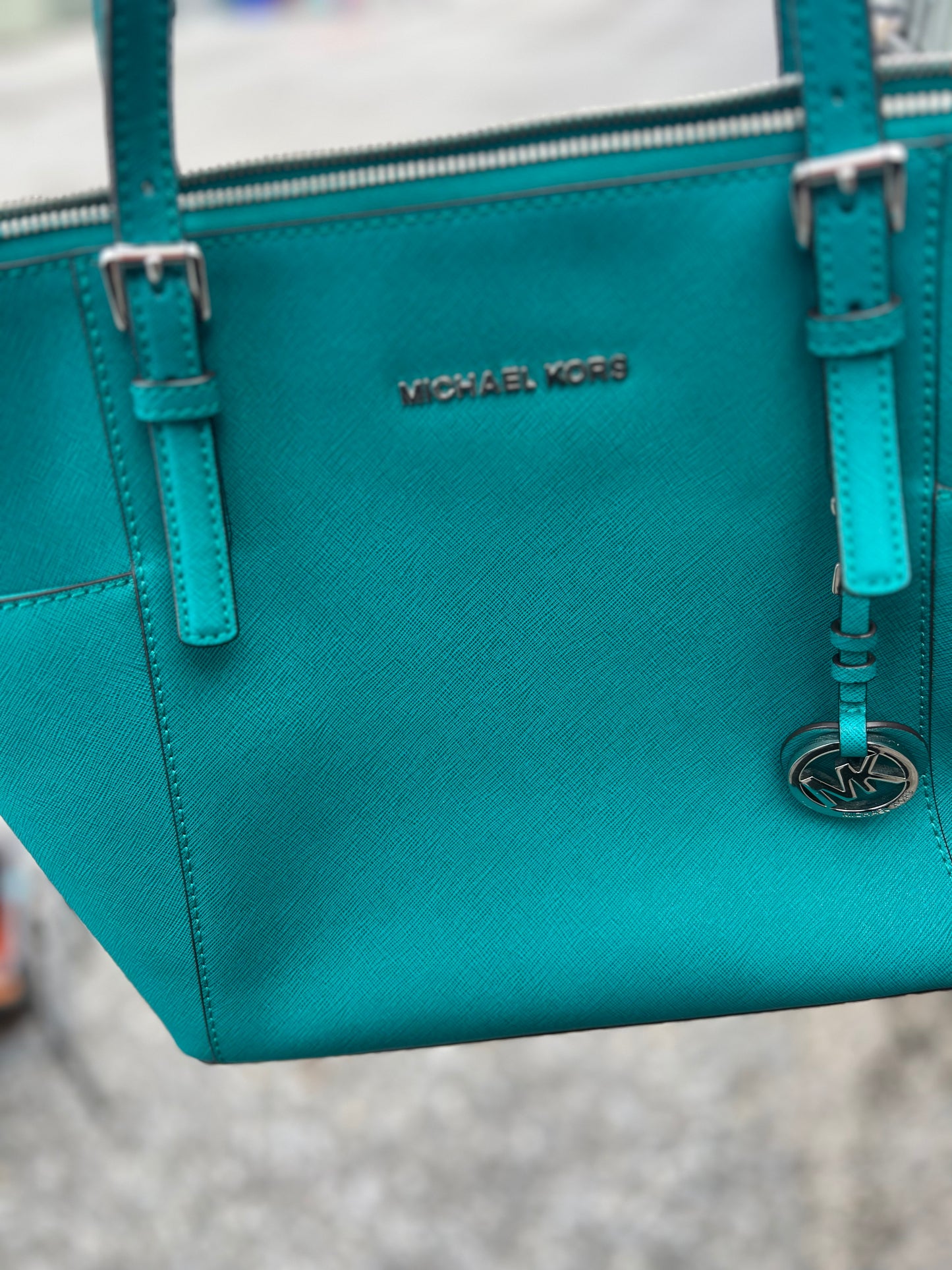 MK - Jet Set Tote Turquoise